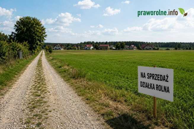 Dostęp do drogi publicznej przy sprzedaży działki rolnej